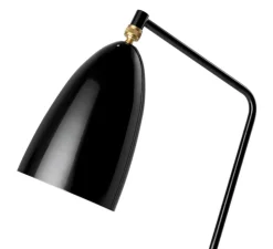 Lampadaire, Gräshoppa, noir brillant, L39cm, H132cm - Gubi