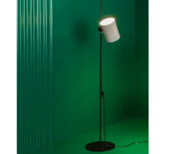 Lampadaire, Guadalupe, beige, L25cm, H150cm - Faro