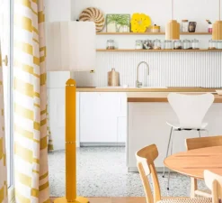 Lampadaire, Guimauve, ambre, Ø47cm, H170cm - Cosin