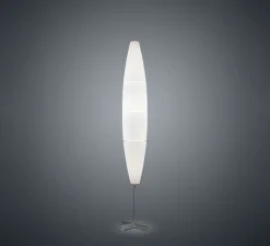 Lampadaire, Havana, blanc et aluminium, Ø23cm, H172cm - Foscarini