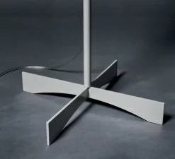 Lampadaire, Havana, blanc et aluminium, Ø23cm, H172cm - Foscarini