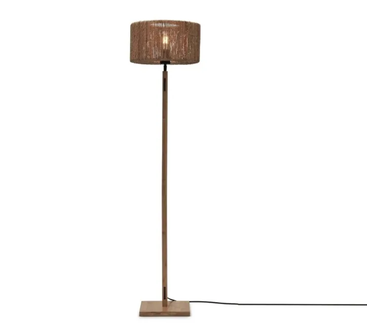 Lampadaire, Iguazu, naturel, Ø30cm, H125cm - Good&Mojo
