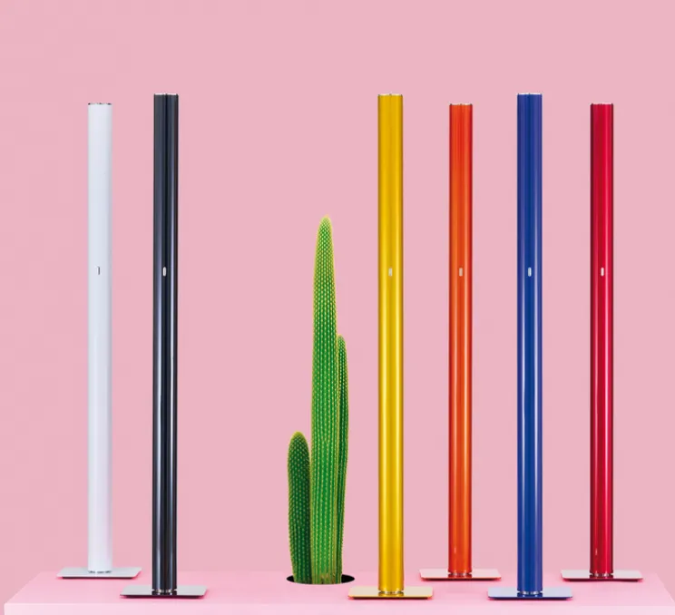 Lampadaire, Ilio, noir, LED, 2700K, 3332lm, dimmable, Ø30cm, H175cm - Artemide