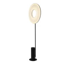 Lampadaire, Iris Totem 60, Marbre noir, LED, dim, 2700K, 5250 lm, L60cm, H170,4cm - Dix heures dix