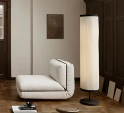 Lampadaire, Isol Floor 30/126, noir, Ø30cm, H148cm - Astep