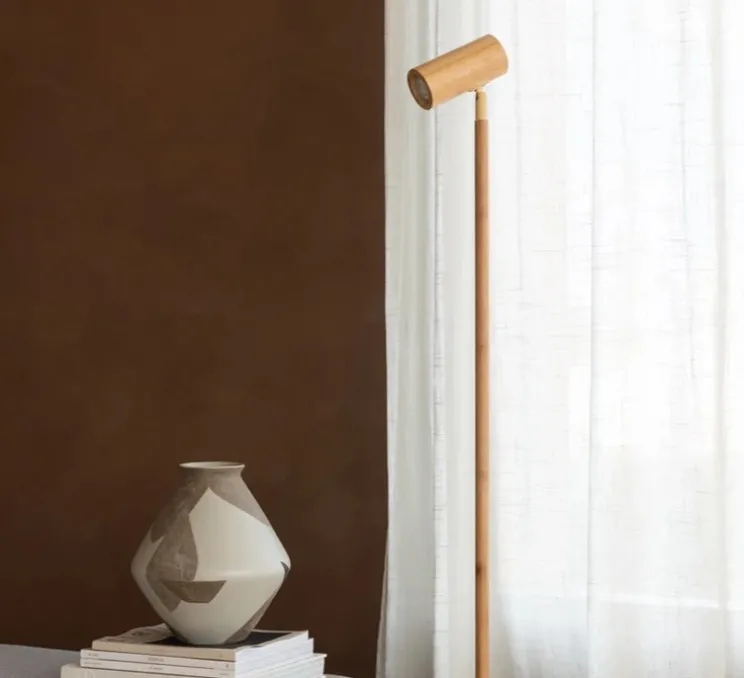 Lampadaire, Java, naturel, Ø23cm, H141cm - Good&Mojo