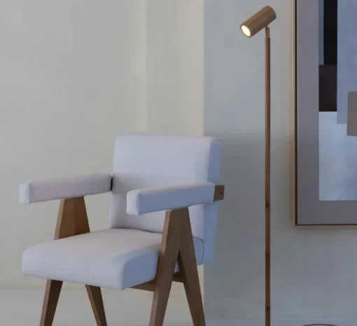 Lampadaire, Java, naturel, Ø23cm, H141cm - Good&Mojo