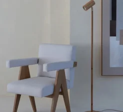Lampadaire, Java, naturel, Ø23cm, H141cm - Good&Mojo