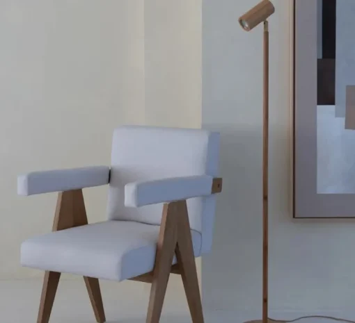 Lampadaire, Java, naturel, Ø23cm, H141cm - Good&Mojo