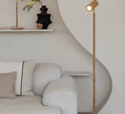 Lampadaire, Java, naturel, Ø23cm, H141cm - Good&Mojo