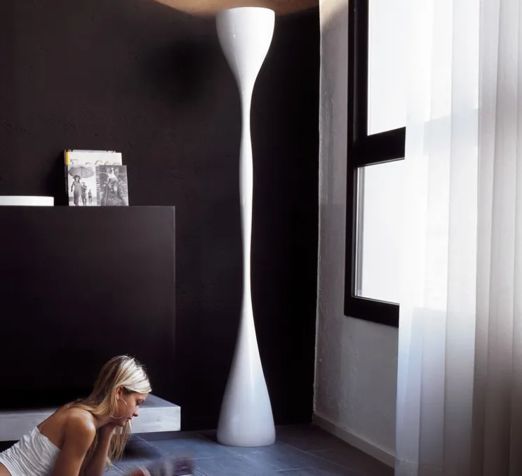 Lampadaire, Jazz Pied, blanc, Ø26cm, H190cm - Vibia