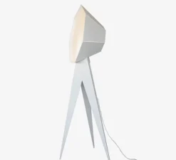Lampadaire, Jean, blanc, DIM, H136cm - Fraumaier
