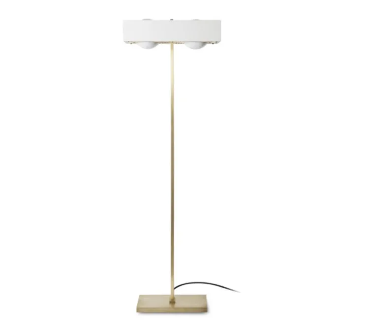 Lampadaire, Kernel, blanc, LED, L40cm, H130cm - Bert Frank