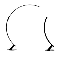 Lampadaire, Kyudo, noir, LED, 2700k, 4200lm, L42cm, H212cm - KDLN