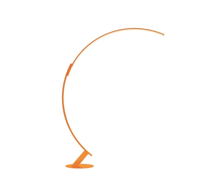 Lampadaire, Kyudo, orange, LED, 2700k, 4200lm, L42cm, H212cm - KDLN