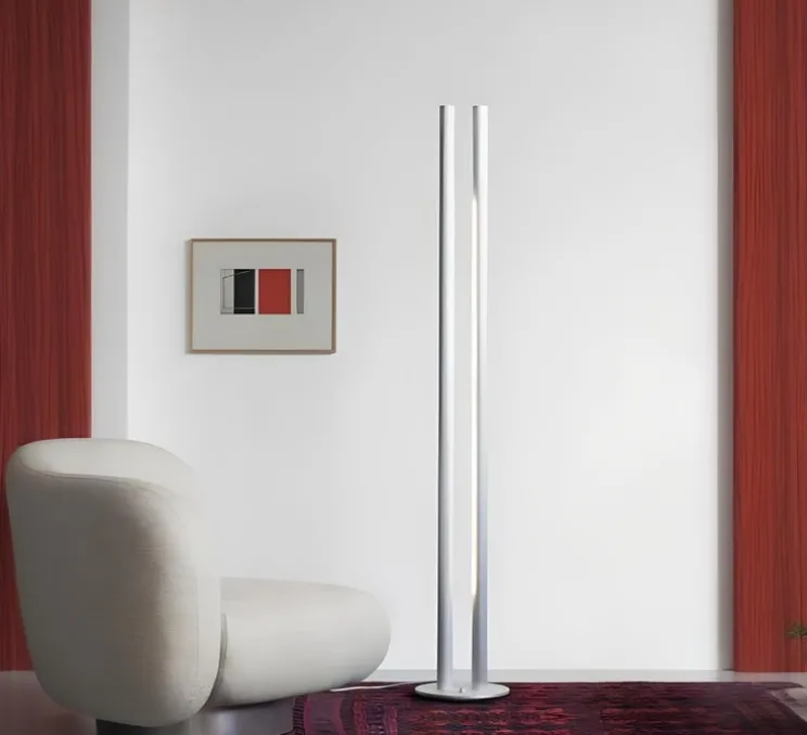 Lampadaire, L1, blanc, LED, Ø30cm, H190cm - Valerie_Objects