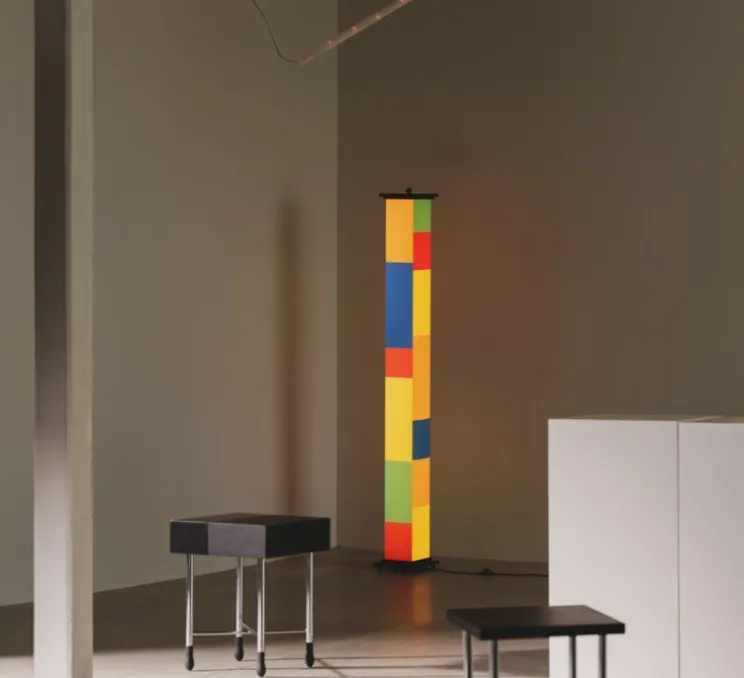 lampadaire, La Bella Durmienta, multicolore, LED, 2700K, 724 lm, Ø23cm, H180cm - Santa & Cole