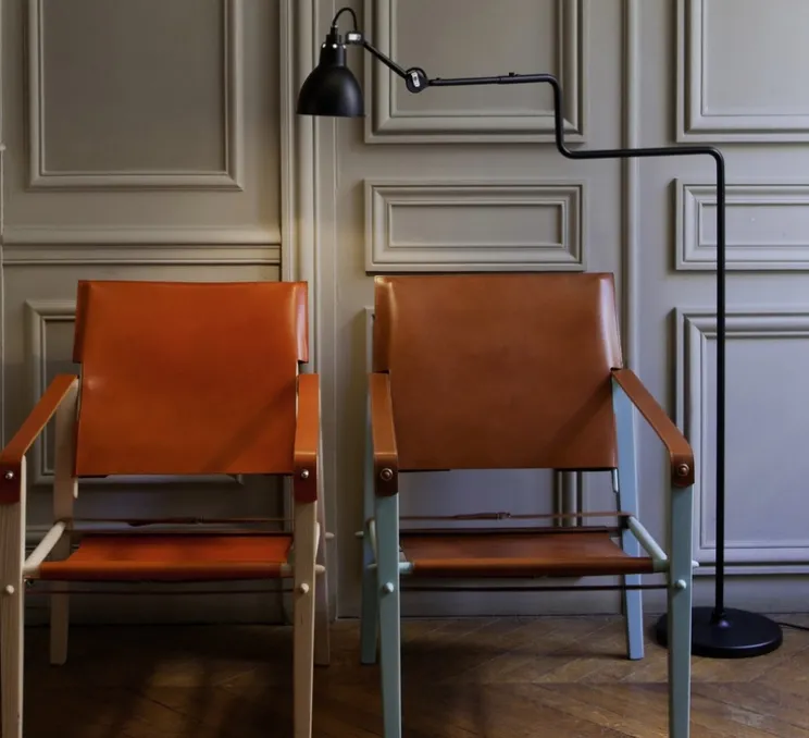 Lampadaire, Lampe Gras 411, noir, H120cm - Dcw éditions