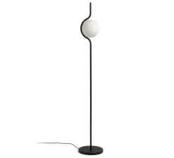 Lampadaire, LE VITA, dimmable , noir, LED, 2700K, 570lm, Ø20cm, H118cm - FARO