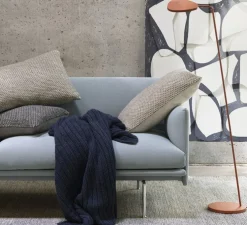 Lampadaire, Leaf , marron cuivré, LED, 3000K, 370lm, L22cm, H119cm - Muuto