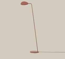 Lampadaire, Leaf , marron cuivré, LED, 3000K, 370lm, L22cm, H119cm - Muuto