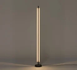 Lampadaire, Lámina 165 , noir, LED, dim, 2700K, 1484 lm, Ø21cm, H187,5cm - Santa & Cole