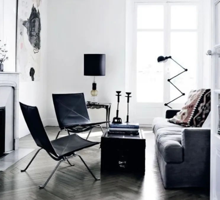 Lampadaire, Loft D9406, 6 bras, noir, L240cm, H240cm - Jieldé