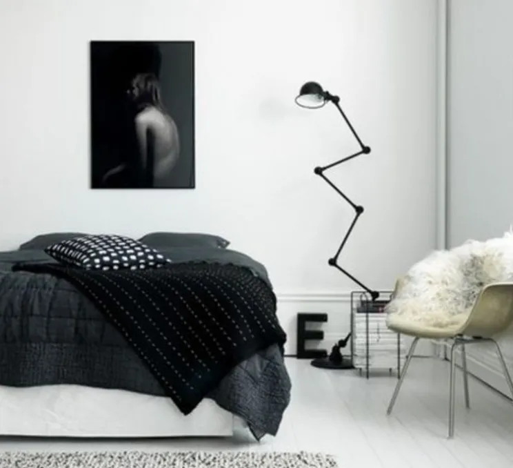 Lampadaire, Loft D9406, 6 bras, noir, L240cm, H240cm - Jieldé