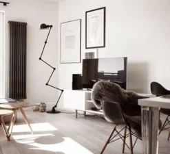 Lampadaire, Loft D9406, 6 bras, noir, L240cm, H240cm - Jieldé