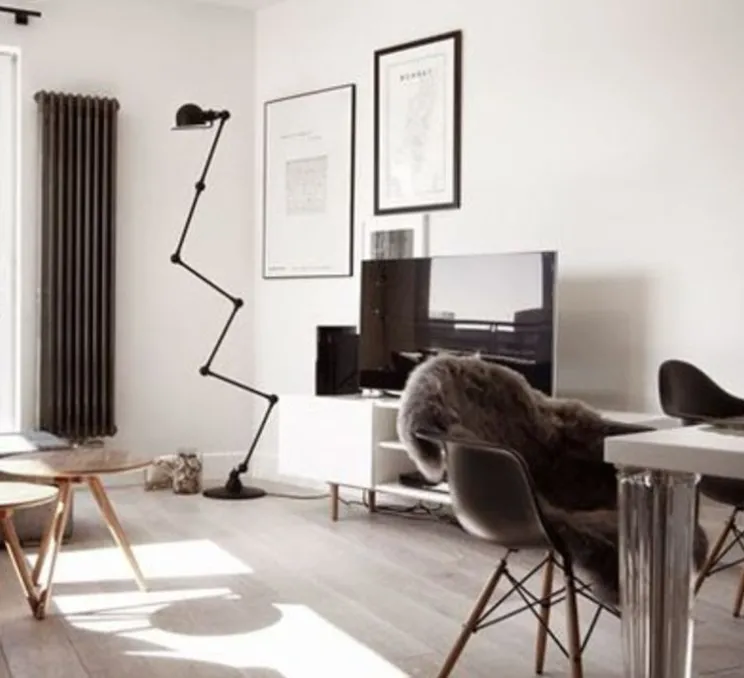 Lampadaire, Loft D9406, 6 bras, noir, L240cm, H240cm - Jieldé