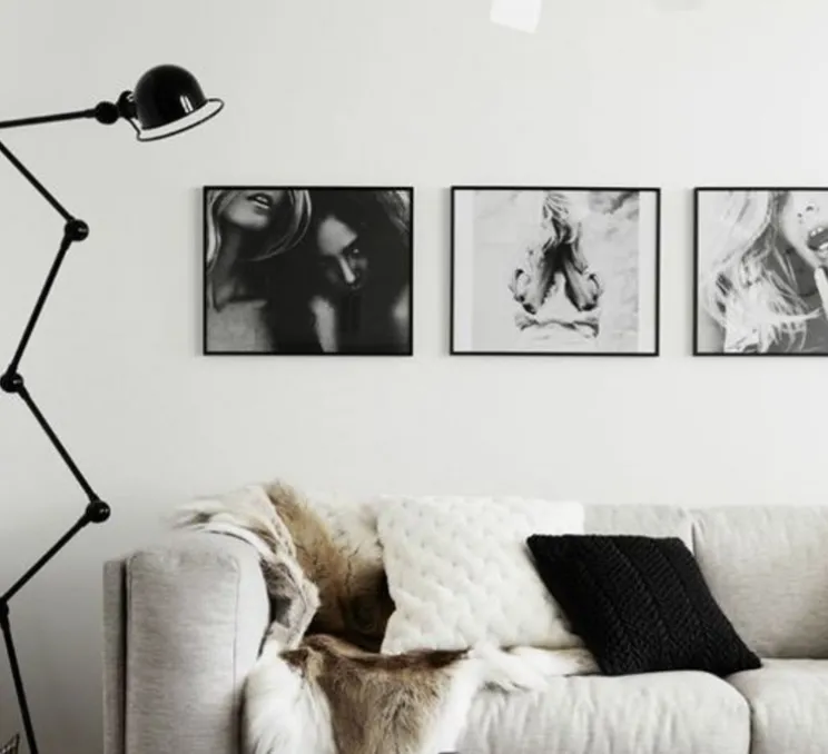 Lampadaire, Loft D9406, 6 bras, noir, L240cm, H240cm - Jieldé