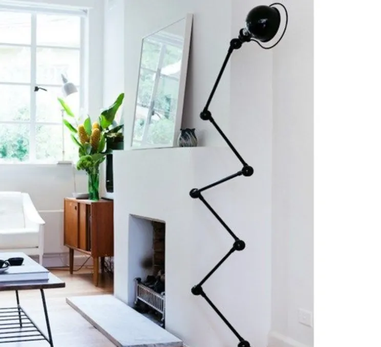 Lampadaire, Loft D9406, 6 bras, noir, L240cm, H240cm - Jieldé