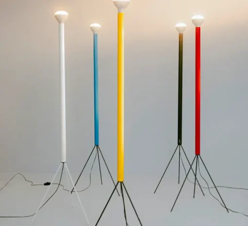 Lampadaire, Luminator, rouge, Ø60cm, H189cm - Flos