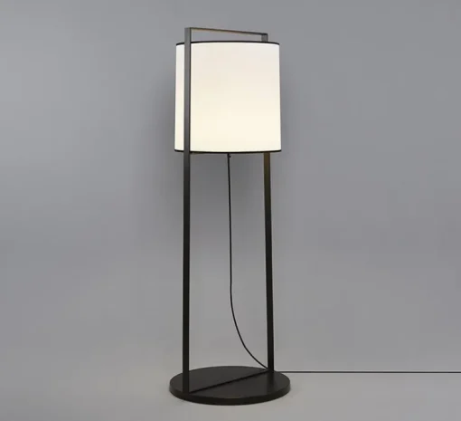 Lampadaire, Macao 551.64, noir et blanc, Ø52cm, H150cm - Tooy