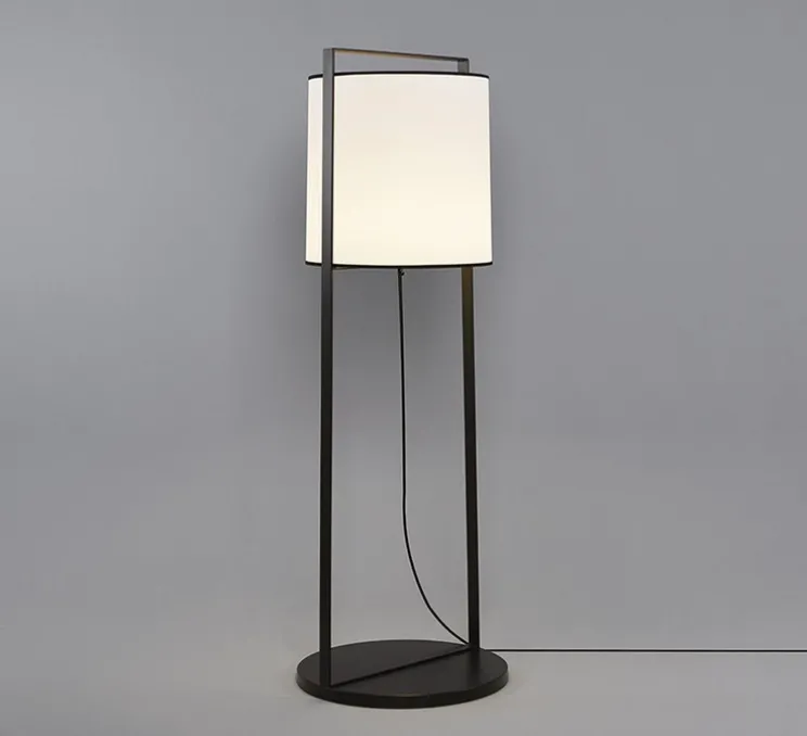 Lampadaire, Macao 551.64, noir et blanc, Ø52cm, H150cm - Tooy