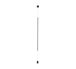 Lampadaire, Masai, noir mat, LED, dim, 2700K, 600 lm, Ø5cm, H125cm - Davide Groppi