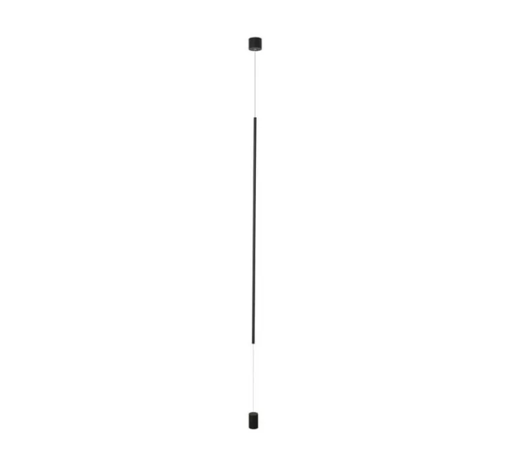 Lampadaire, Masai, noir mat, LED, dim, 2700K, 600 lm, Ø5cm, H125cm - Davide Groppi