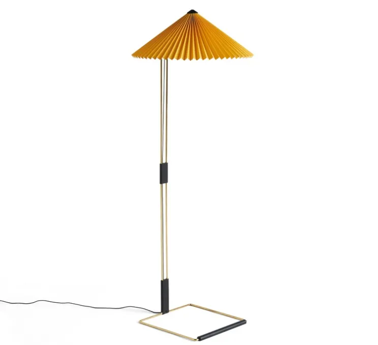 Lampadaire, Matin, jaune, LED, dim, 2600K, 420 lm, L50cm, H129cm - HAY
