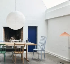 Lampadaire, Matin, orange pêche, LED, dim, 2600K, 420 lm, L50cm, H129cm - HAY