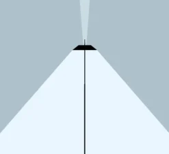 Lampadaire, Mayfair, vert, LED, 2700K, 484lm, Ø30cm, H147cm - Vibia