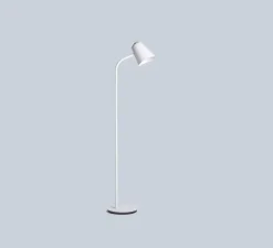 Lampadaire, Me, blanc, LED, dim, 3000k, 1200lm, L25cm, H135cm - Northern