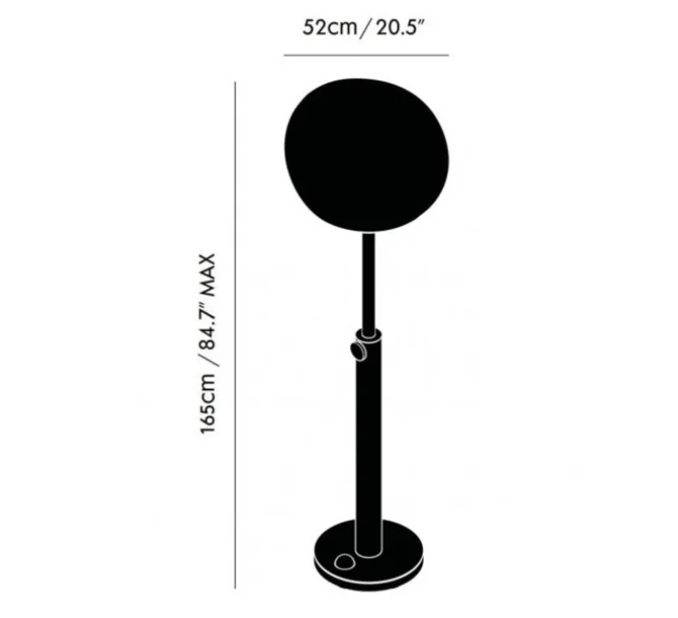 Lampadaire, Melt, cuivre, Ø52cm, H165cm - Tom Dixon