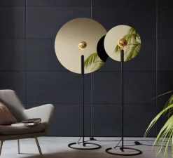 Lampadaire, Mirro floor 2.0, chrome, Ø45cm, H157,5cm - Wever&Ducré