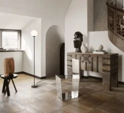 Lampadaire, Model 1081, noir, Ø20cm, H168cm - Astep