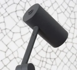 Lampadaire, montreux, noir, Ø22cm, H134cm - It's about Romi