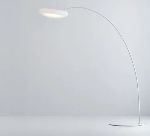 Lampadaire, Mr Magoo, blanc, LED, dim, 3000K, 2794 lm, L184,4cm, H198,5cm - Stilnovo
