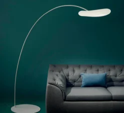 Lampadaire, Mr Magoo, blanc, LED, dim, 3000K, 2794 lm, L184,4cm, H198,5cm - Stilnovo