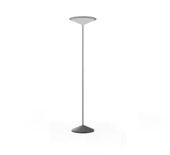 Lampadaire, Narciso, gris, LED, dim, 3000K, 1500 lm, Ø32cm, H130cm - Penta