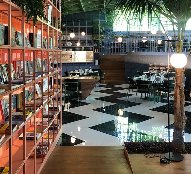 Lampadaire, NH, noir, laiton et blanc, Ø42cm, H171,8cm - Artemide