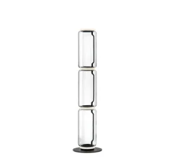 Lampadaire, Noctambule (3 cylindres hauts), transparent, LED, 2700K, 3960lm, Ø39cm, H164cm - Flos